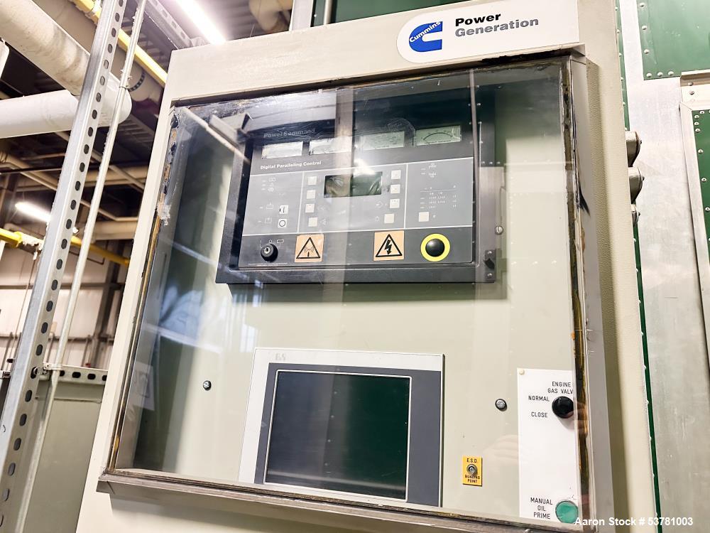 1.1MW Cummins Natural Gas Generator – Power Command, Enclosed, Skid Mounted